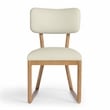 Bobbie Cream Vegan Leather Dining Chair