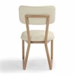 Bobbie Cream Vegan Leather Dining Chair