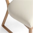 Bobbie Cream Vegan Leather Dining Chair