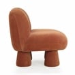 Stomp Rust Upcycled Chenille Accent Chair