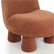 Stomp Rust Upcycled Chenille Accent Chair