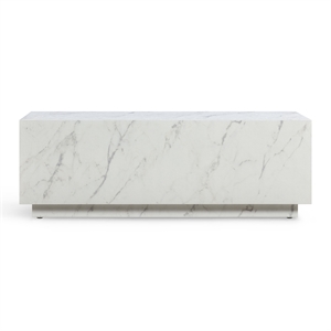 Romy White Marble Coffee Table
