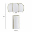 Looma Cotton Mache Table Lamp