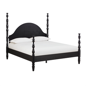 Rosalie Black Ash King Bed