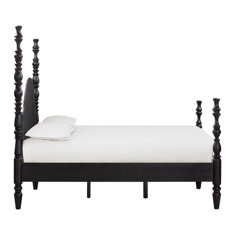 Rosalie Black Ash King Bed