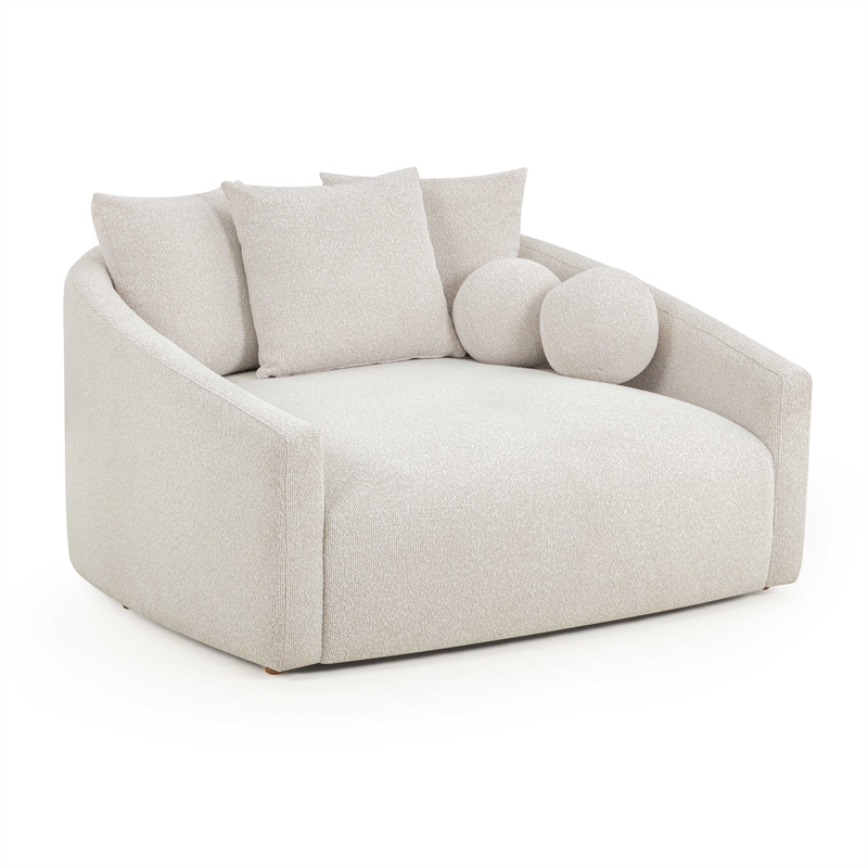 Hanim Cream Boucle Daybed