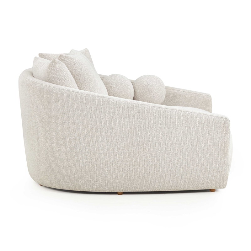 Hanim Cream Boucle Daybed