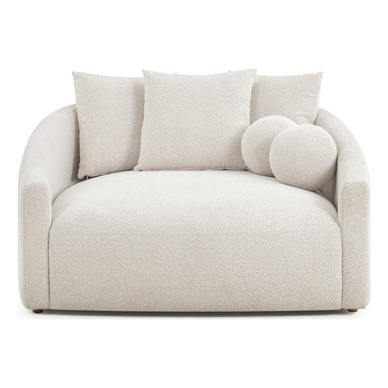 Hanim Cream Boucle Daybed