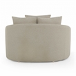 Hanim Warm Grey Boucle Upholstered Daybed