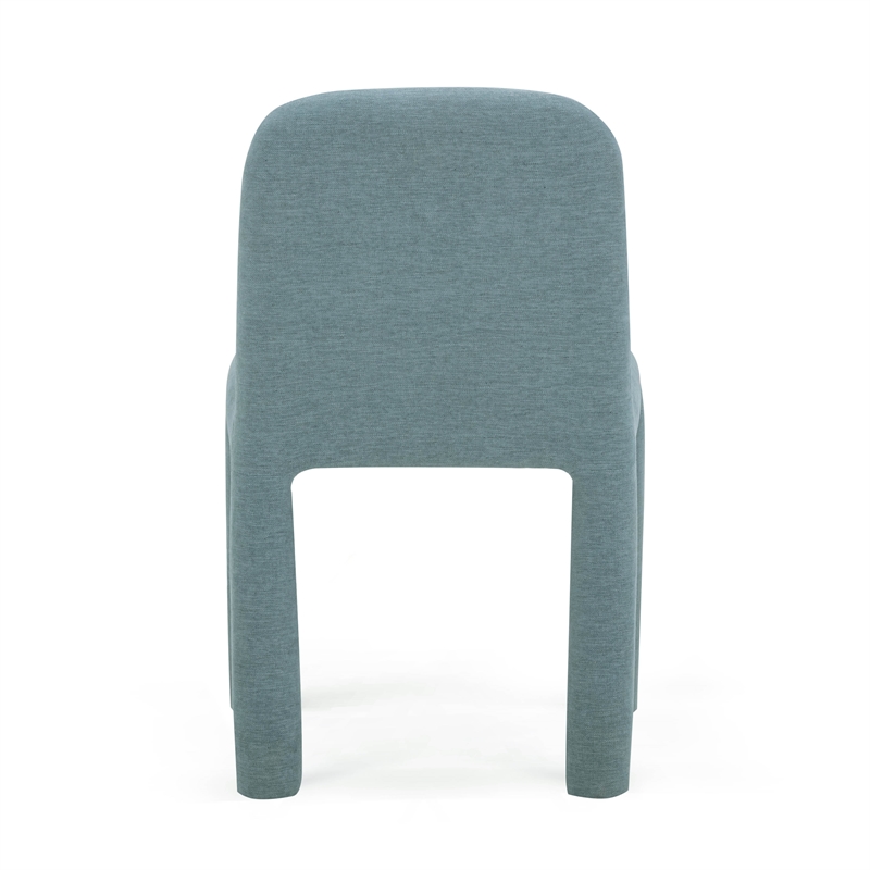 Georgia Light Blue Performance Chenille Dining Chair