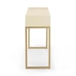 Pesce Cream Shagreen Console Table