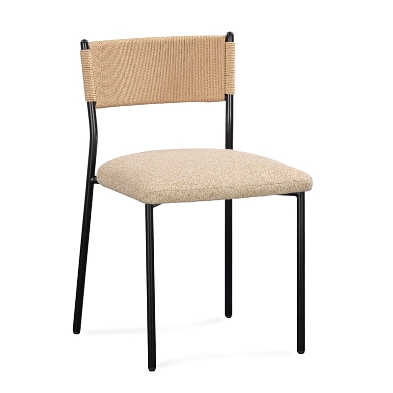 Celine Tan Performance Speckled Boucle Dining Chair - Set of 2