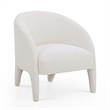 Kris Cream Chenille Accent Chair
