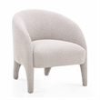 Kris Warm Grey Boucle Upholstered Accent Chair