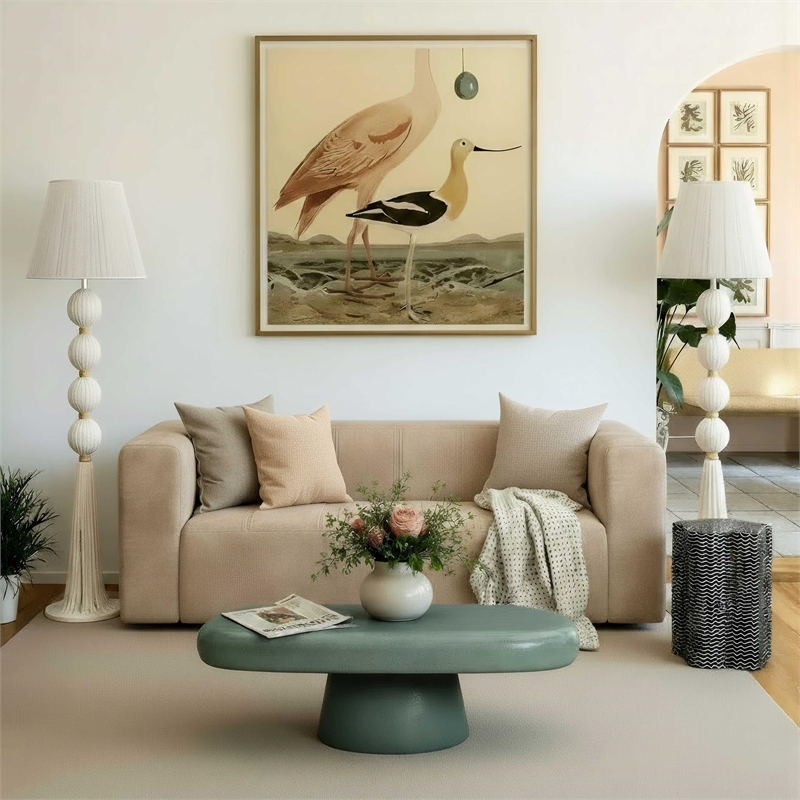 Alder Taupe Upcycled Chenille Upholstered Sofa