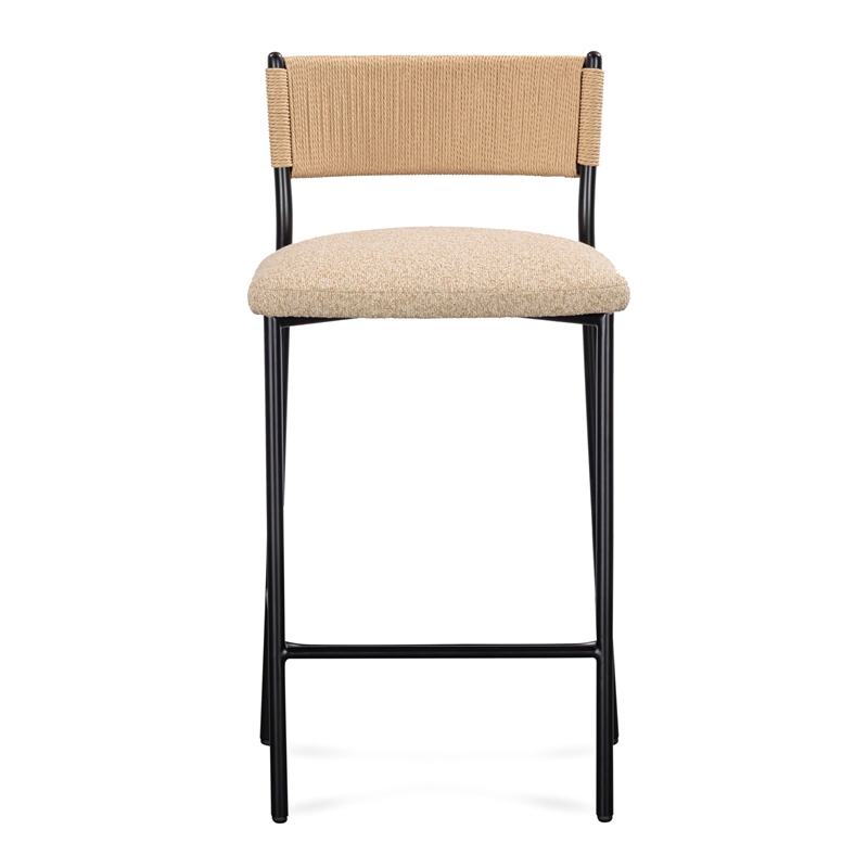Celine Tan Performance Speckled Boucle Barstool