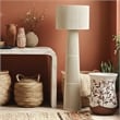 TOV Furniture Ceramic Carved Terracotta Table