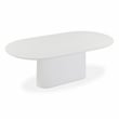 Nara Pure White Indoor/Outdoor Concrete Dining Table