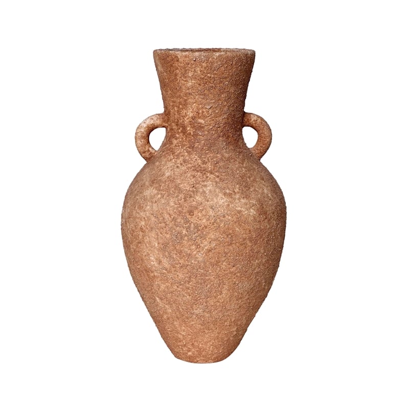 Earthenware Roman Ceramic Vase with Handles