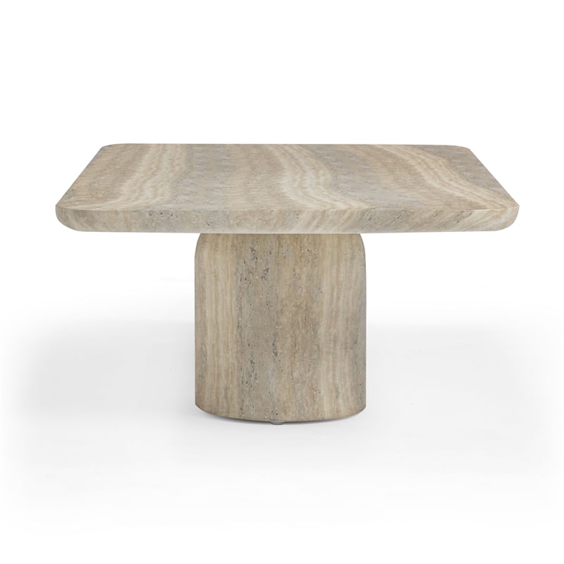 Tyche Travertine Indoor / Outdoor Coffee Table