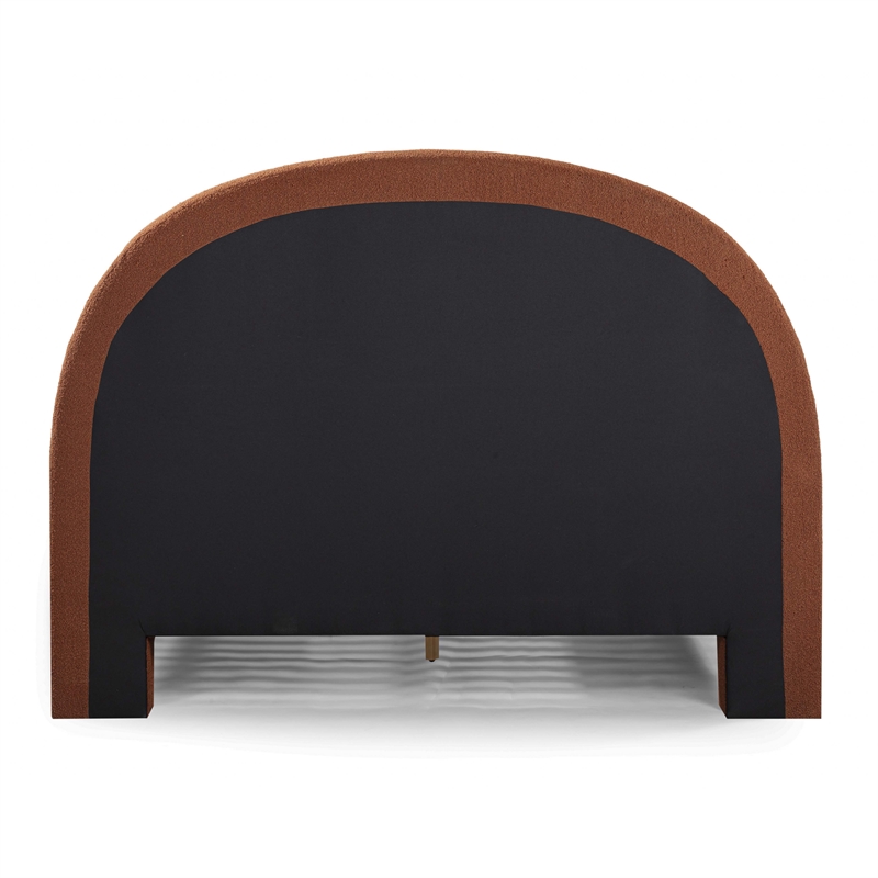 Orphea Autumn Red Boucle Queen Bed