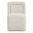 Dolce Cream Rolling Desk Chair