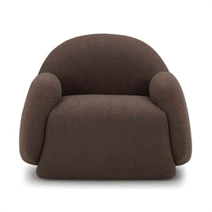 Marius Brown Boucle Accent Chair