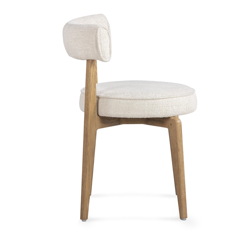 Nikita Cream Performance Fabric Dining Chair