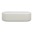 Suraya Ivory Concrete Rounded Coffee Table