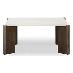 Restis Cream Quartz Square Coffee Table