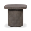 Suraya Dark Umber Concrete Side Table