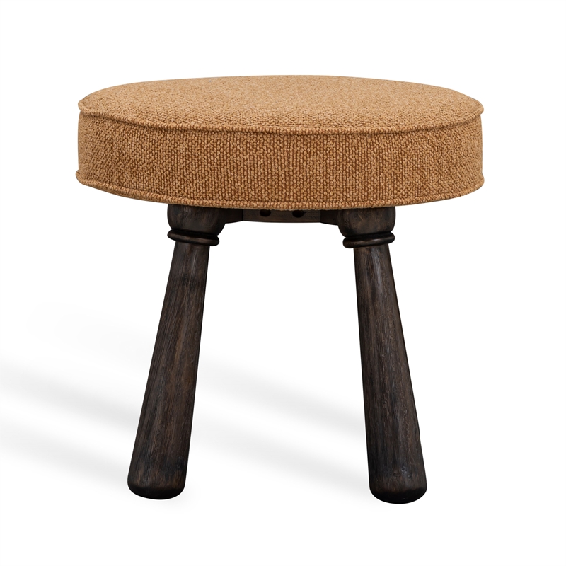 Pookie Golden Brown Boucle Stool