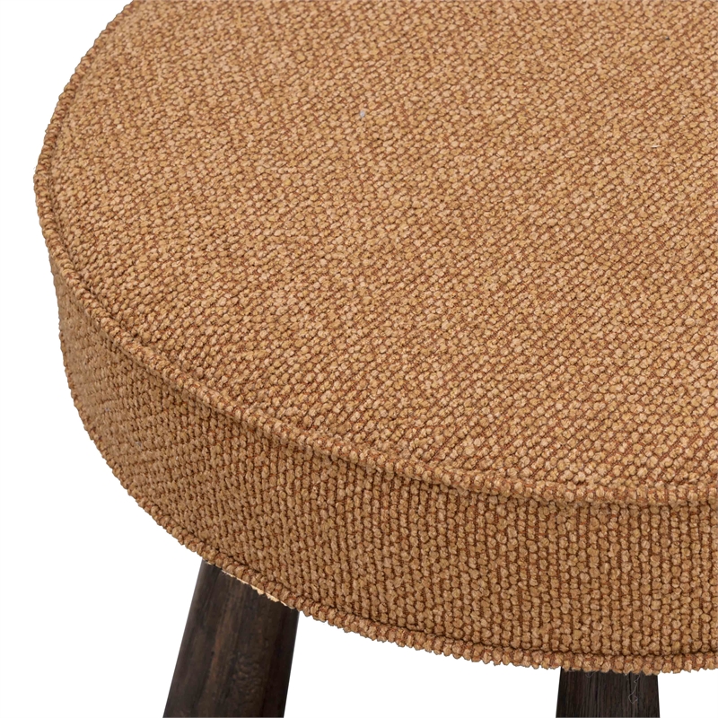 Pookie Golden Brown Boucle Stool