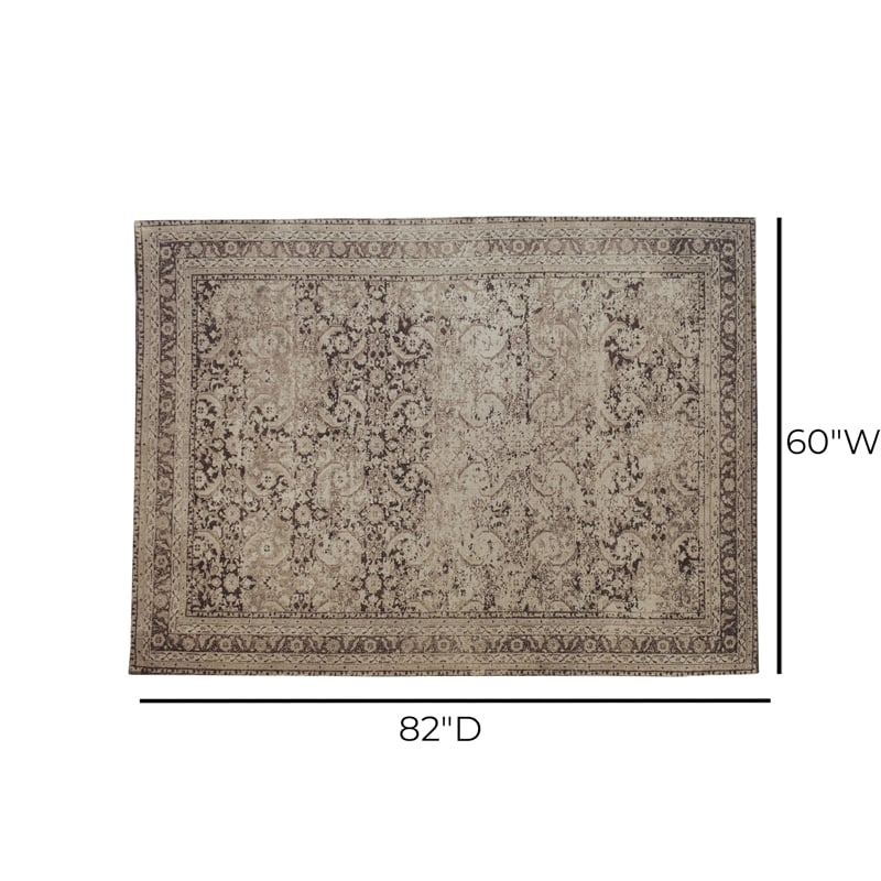 Bluma 5' x 7' Polyester Area Rug