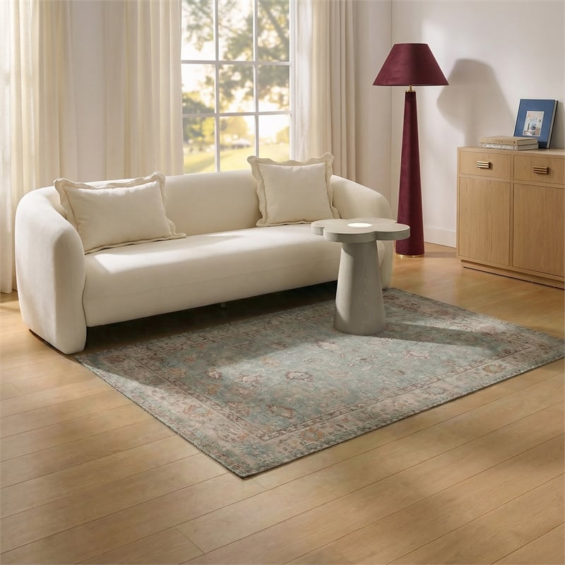 TOV Furniture Roni 5' x 7' Polyester Area Rug in Multi-Color