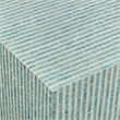 Earl Light Blue Capiz Shell Coffee Table