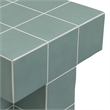 Alma Green Tile Concrete Indoor/Outdoor Side Table