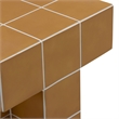 Alma Orange Tile Concrete Indoor/Outdoor Side Table