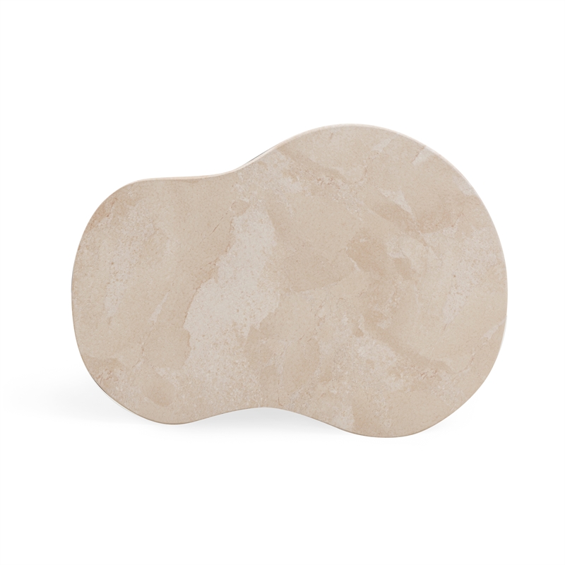 Zaya Rose Faux Marble Side Table