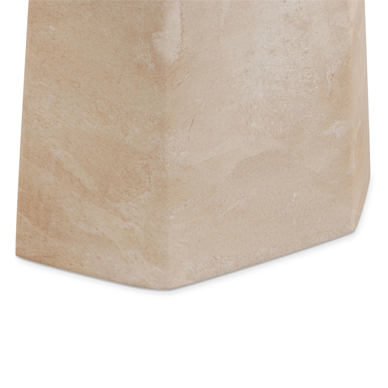 Zaya Rose Faux Marble Side Table