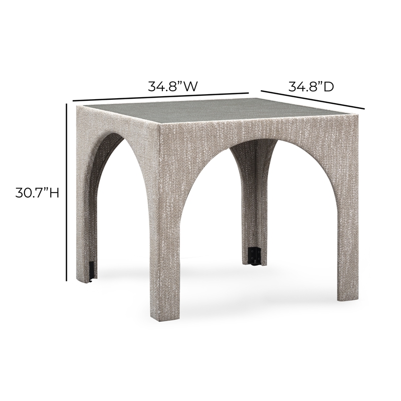 Tomlin Beige Gaming Table