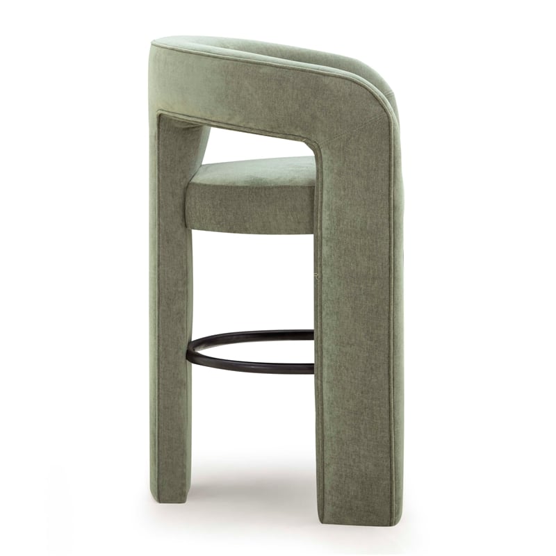 Malone Green Performance Fabric Bar Stool