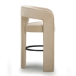Malone Taupe Performance Fabric Bar Stool