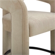 Malone Taupe Performance Fabric Bar Stool