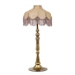 Buchanan Pink Jute Fringed Scalloped Table Lamp
