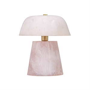 Pouty Pink Resin Table Lamp