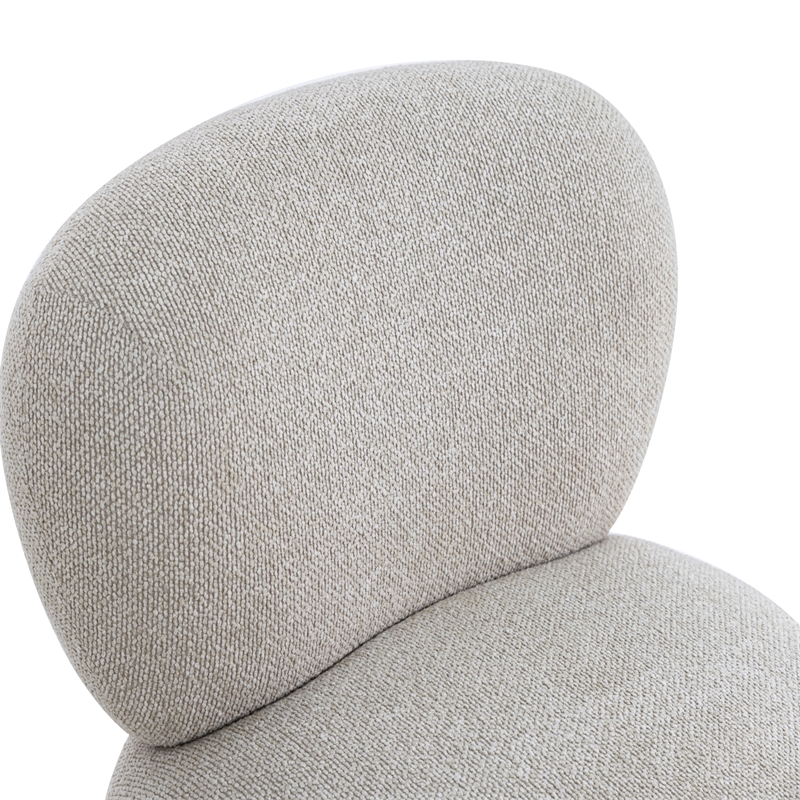 TOV Furniture Pucker Warm Grey Boucle Accent Chair