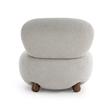TOV Furniture Pucker Warm Grey Boucle Accent Chair