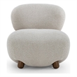 TOV Furniture Pucker Warm Grey Boucle Accent Chair