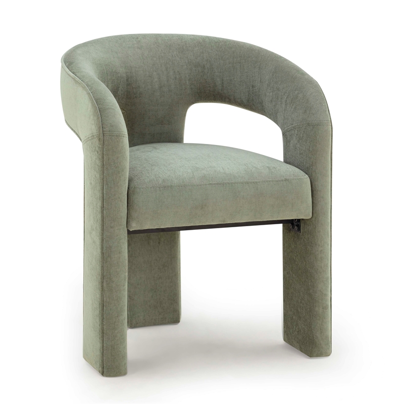 Malone Green Performance Fabric Dining Chair
